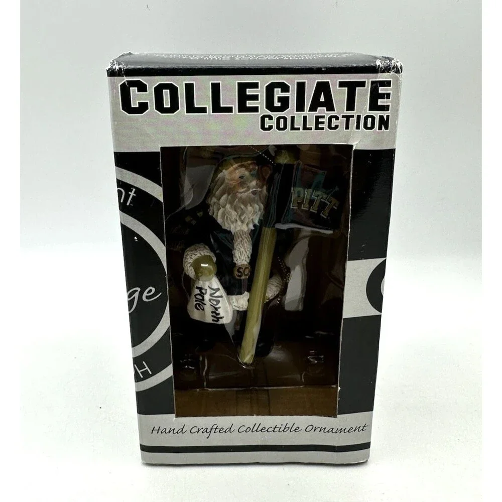 PITT Santa Ornament Collegiate Collection NEW IN BOX